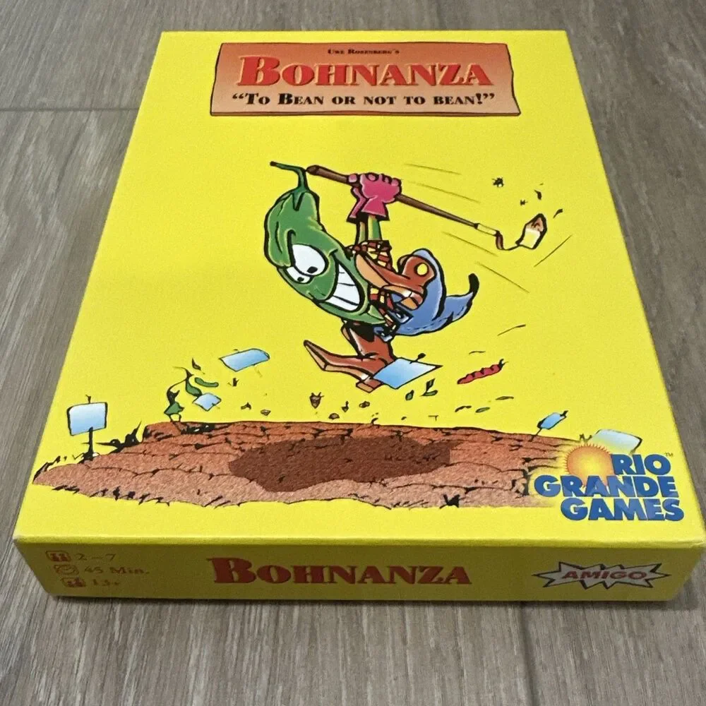Rio Grande Games Bohnanza COMPLETE Card Game Uwe Rosenberg 2000 2-7 Players